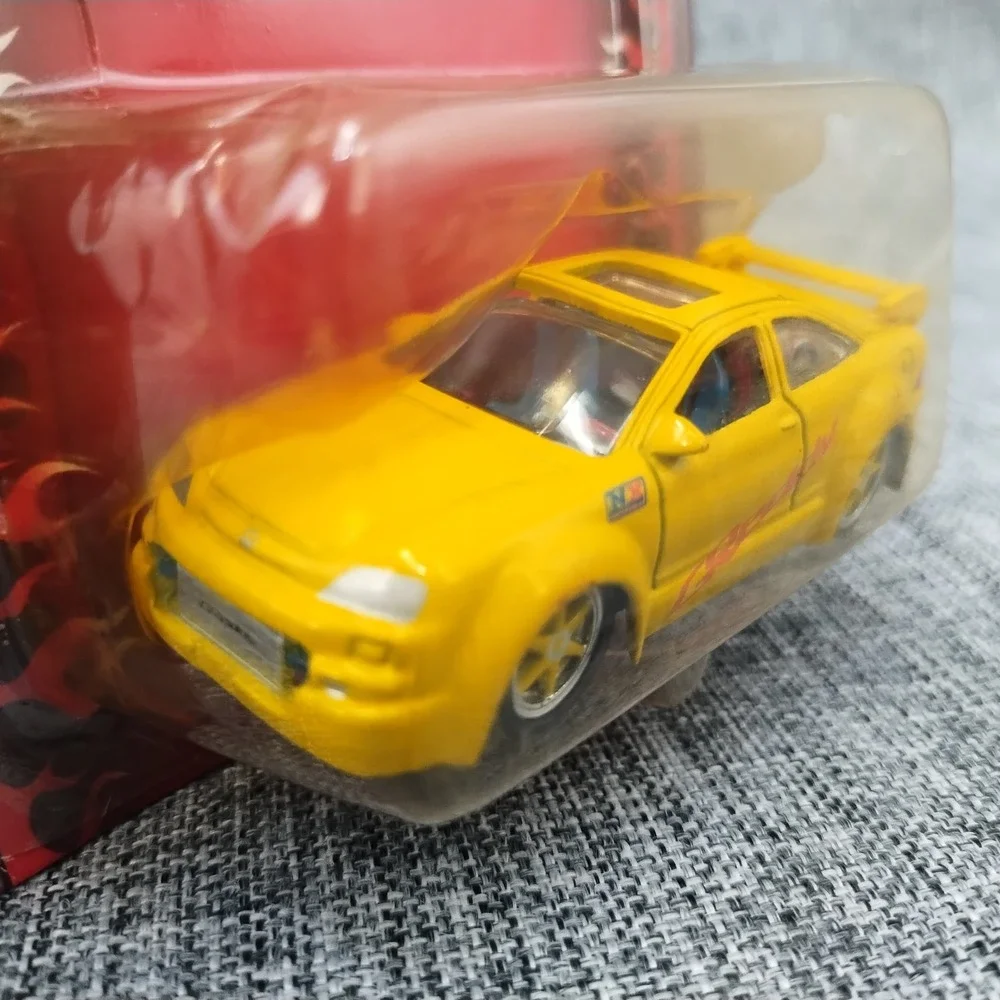 LOT OF 2 Motorworks Diecast Tuner Series 1 Honda Civic Si Yellow & Orange NIB